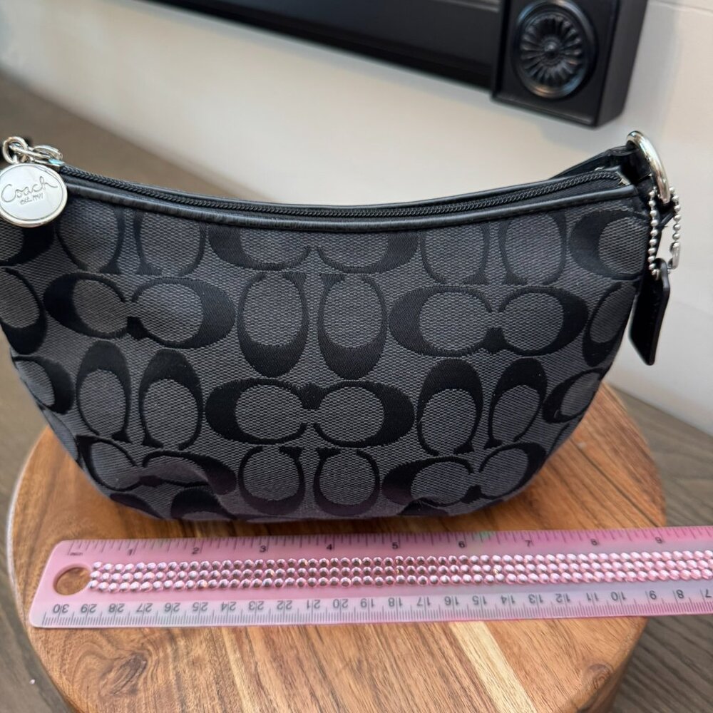 Coach Signature C Demi Mini Shoulder Bag – Black Y2K Style - Picture 11 of 12